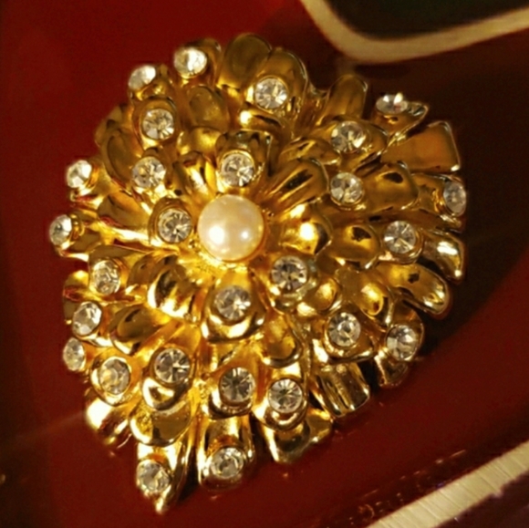 Erwin Pearl Jewelry - 💕💝 Erwin Pearl Australian Crystal Heart Brooch/ Pendant Vintage